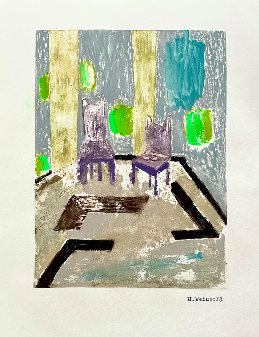 Salonnière14 x 10 inches