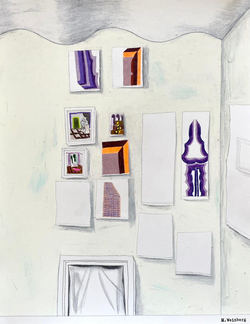 White Studio18 x 14 inches