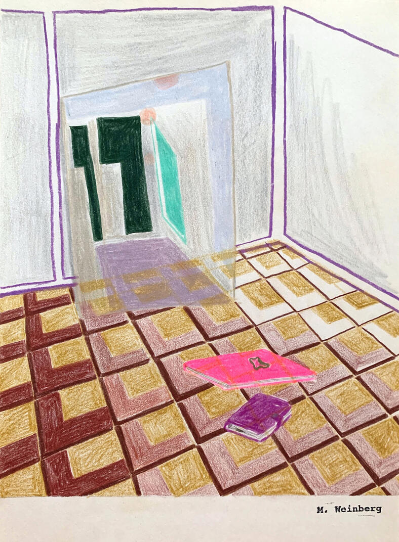 Painting, Diary, Calendar12 x 9 inches