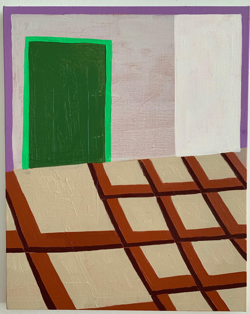 Paint on canvas