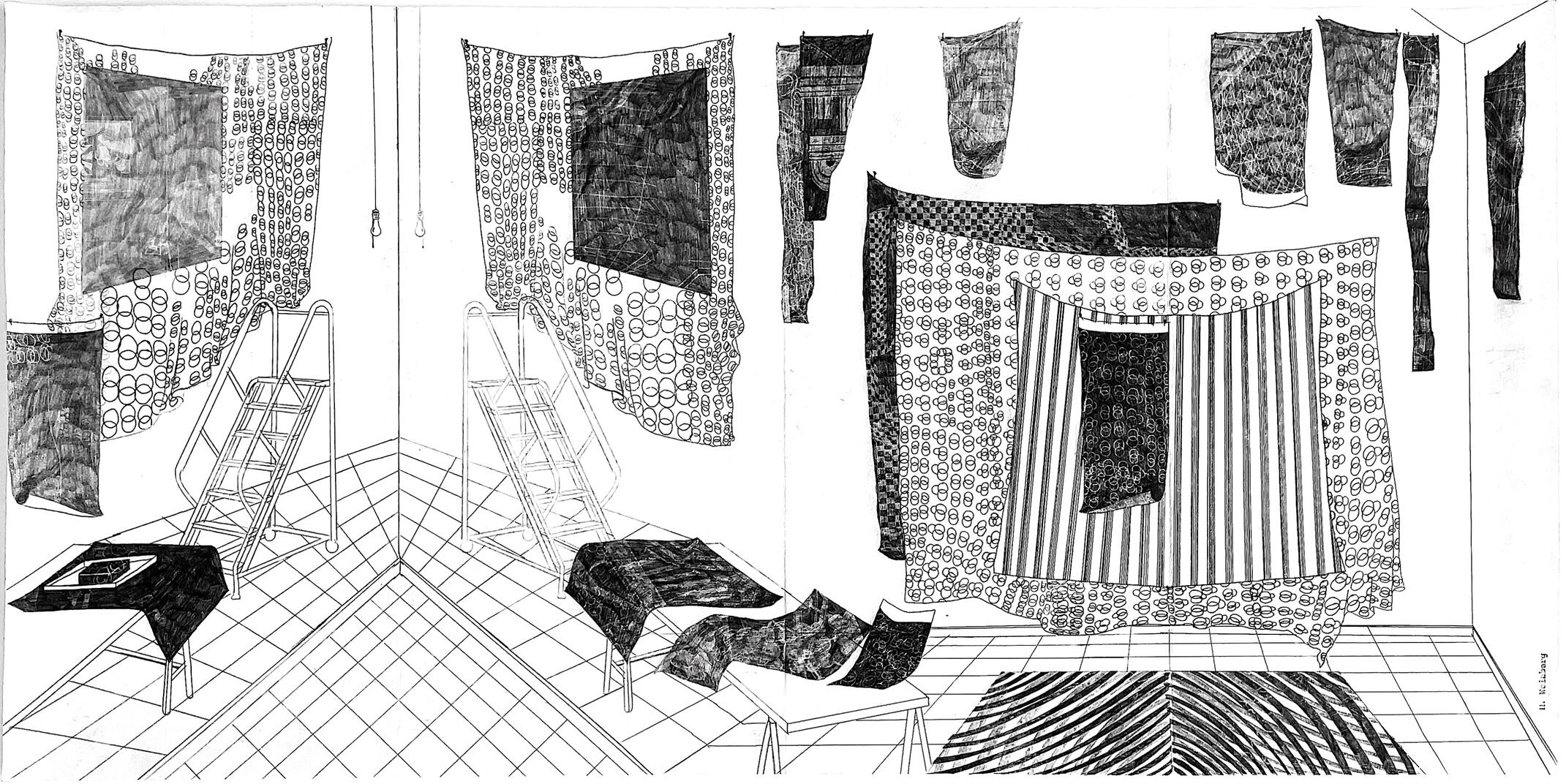 Studio Through the Looking Glass18 x 36 inches