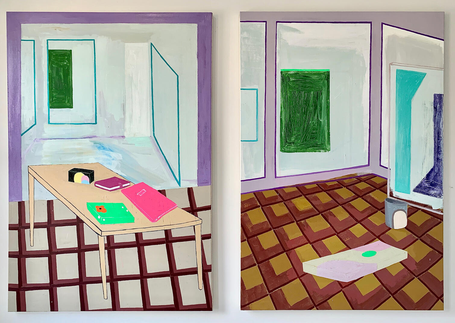 Studio Belongings62 x 42 inches ea.