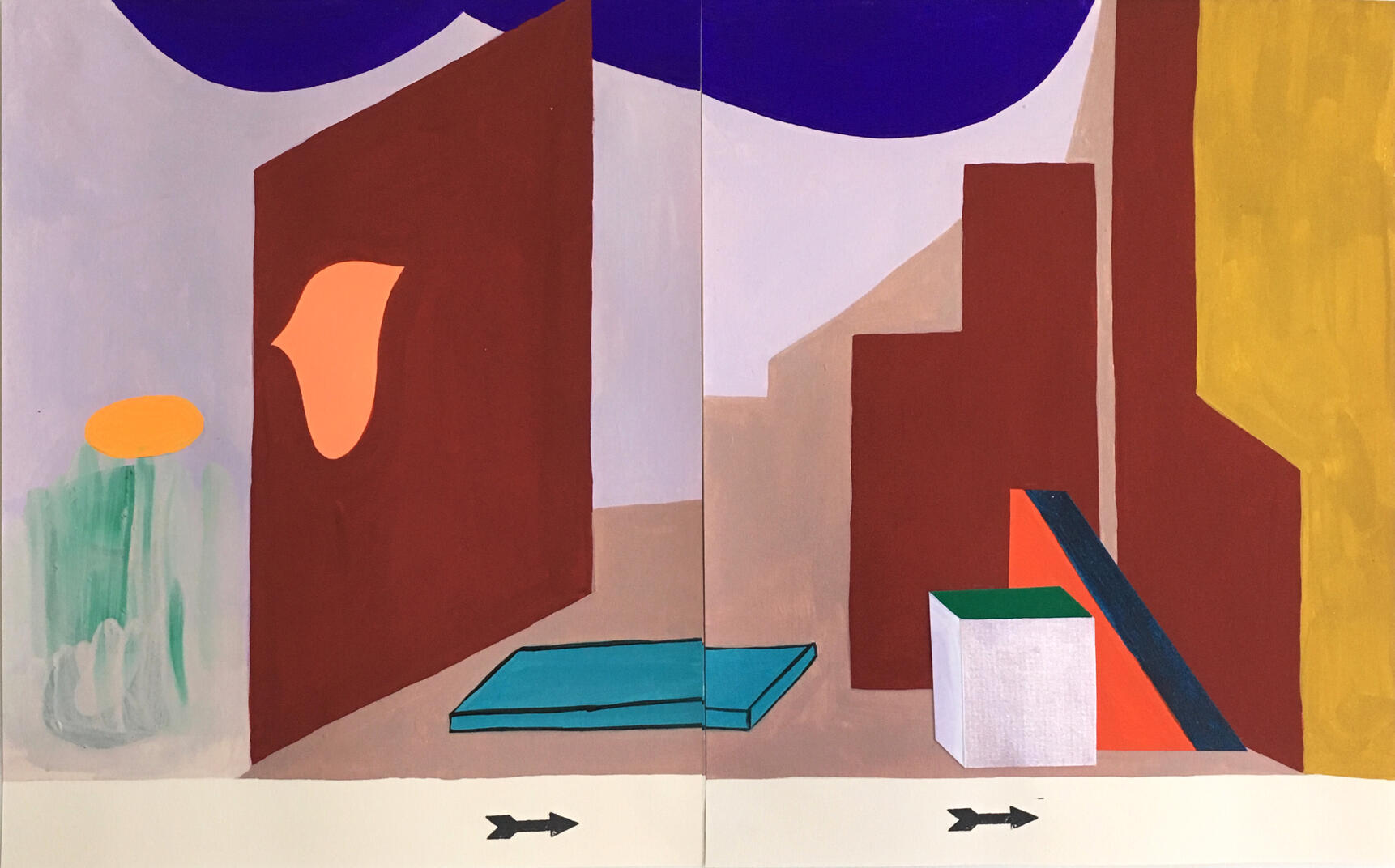 Roman House10 x 16 inches