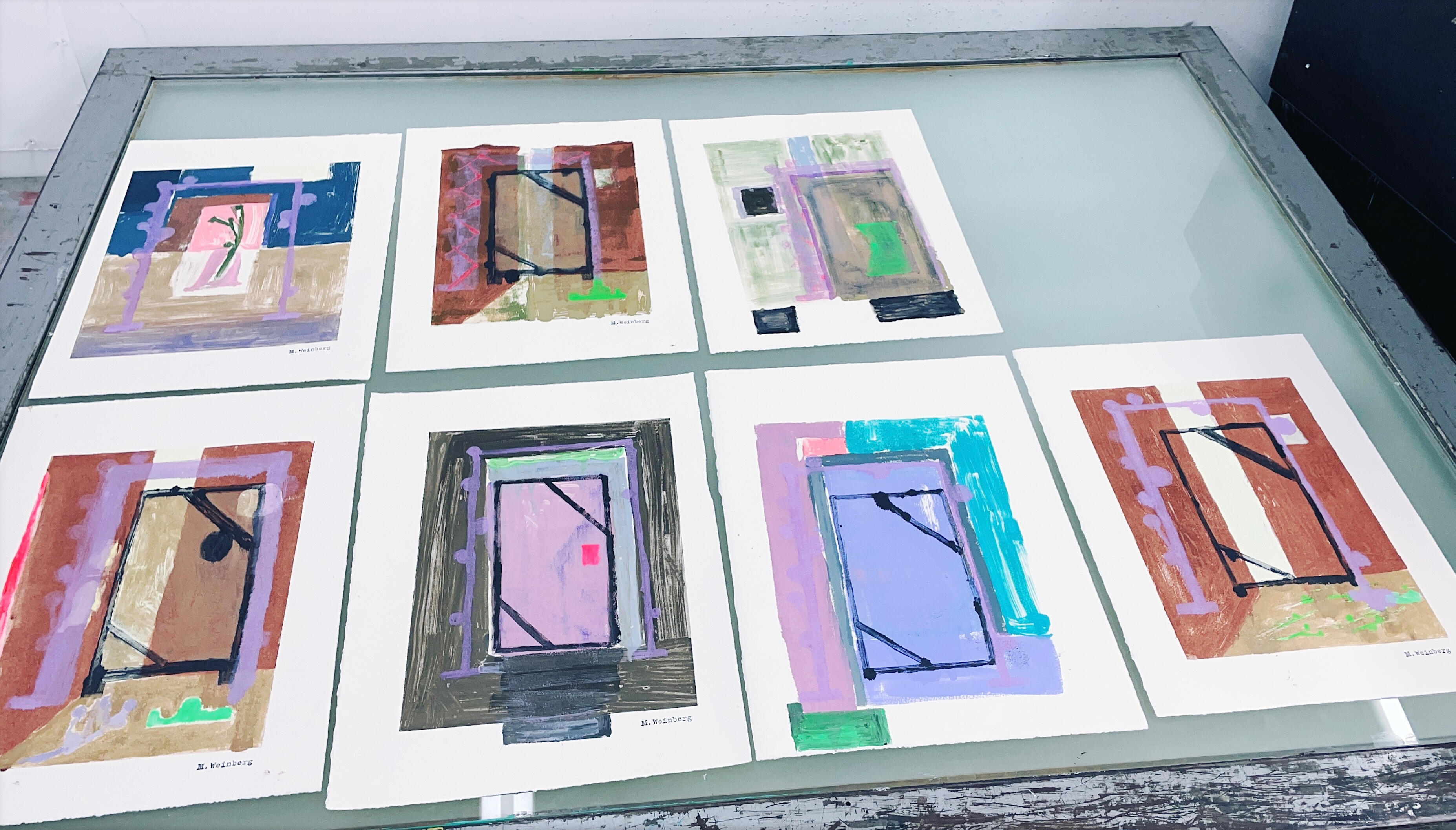 Monotypes Michelle Weinberg